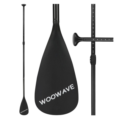 Woowave de fibra de vidrio de carbono Stand Up Sup Paddle con 13.625 kg / 30 libras de peso de cartón