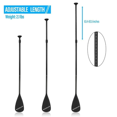 Woowave de fibra de vidrio de carbono Stand Up Sup Paddle con 13.625 kg / 30 libras de peso de cartón