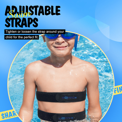 Tablero de entrenamiento en piscina para niños Accesorios de cinturón azul