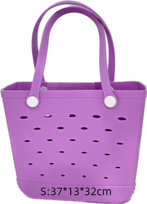 Bolso de playa imprescindible WOOWAVE Tote EVA a prueba de agua con espuma de caucho y material de silicona