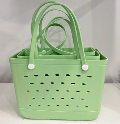 Bolso de playa imprescindible WOOWAVE Tote EVA a prueba de agua con espuma de caucho y material de silicona