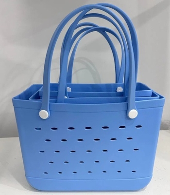 Bolso de playa imprescindible WOOWAVE Tote EVA a prueba de agua con espuma de caucho y material de silicona