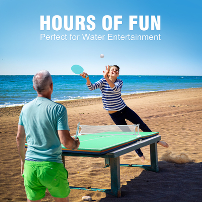 OEM Logotipo 2024 juego de agua juego de juego flotante EVA mesas de ping pong tenis para la piscina al aire libre diversión