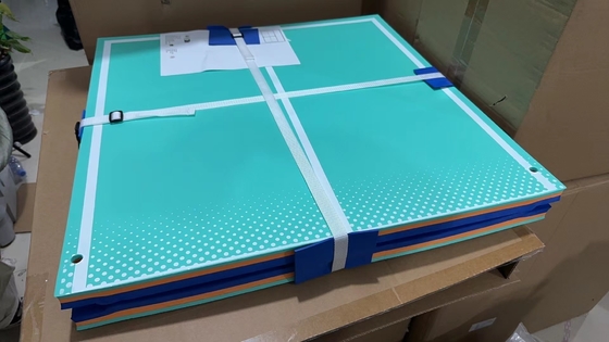 Piscina flotante Tabla de tenis estilo móvil verde EVA Tabla de ping pong Tabla de bandeja