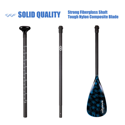 175-222cm Paleta ajustable de longitud para WOOWAVE Paddle vertical