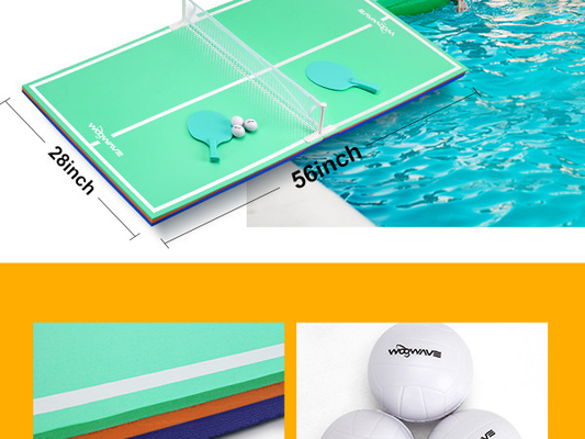Conjunto de tenis de mesa flotante EVA para piscina, fiesta acuática en la playa, juego deportivo estilo móvil
