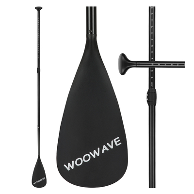 Paddle de sopas inflables de aluminio Woowave de 3 piezas con diseño ligero y ajustable