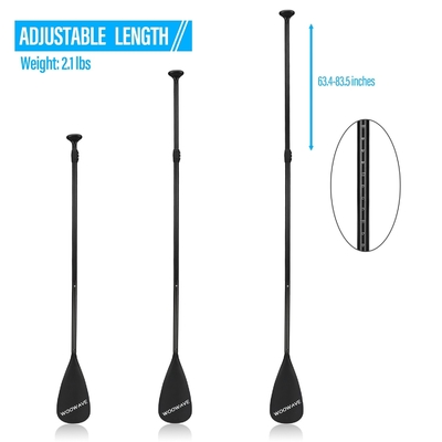 Paddle de sopas inflables de aluminio Woowave de 3 piezas con diseño ligero y ajustable