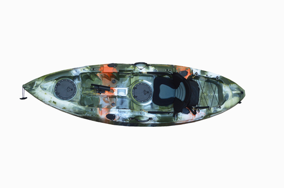Experimenta la emoción de la pesca con nuestra familia de una persona sentado en la parte superior de la canoa kayak