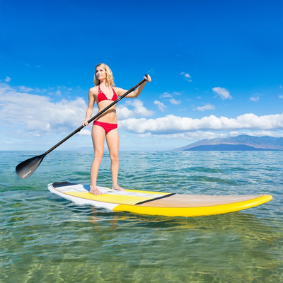 Paddles de 3 piezas Paddles ajustables de fibra de carbono para deportes acuáticos Lagos Ríos