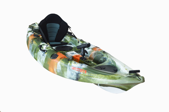 Experimenta la emoción de la pesca con nuestra familia de una persona sentado en la parte superior de la canoa kayak