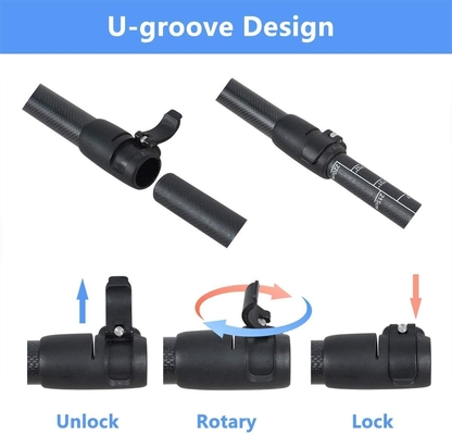 Paddles de 3 piezas Paddles ajustables de fibra de carbono para deportes acuáticos Lagos Ríos