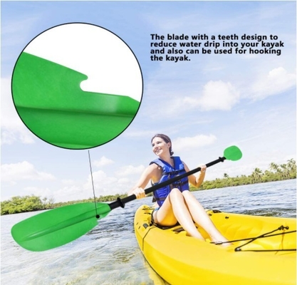 Paddle ajustable de 2 piezas para tablero de pie Woowave fácil de empacar Paddle de remo de kayak