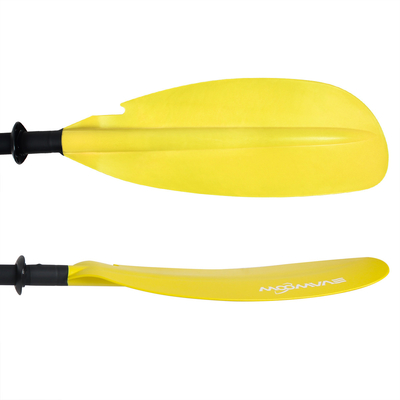 Logotipo de seda ligero de 2 piezas Paddle de fibra de carbono para lagos ríos Woowave ajustable
