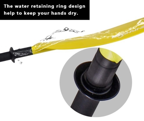 Logotipo de seda ligero de 2 piezas Paddle de fibra de carbono para lagos ríos Woowave ajustable