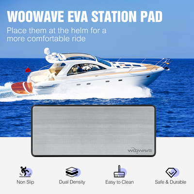 23'*8' Grado marino EVA Deck Grip Mat Personalizada Pad de paso a prueba de agua antideslizante por WOOWAVE