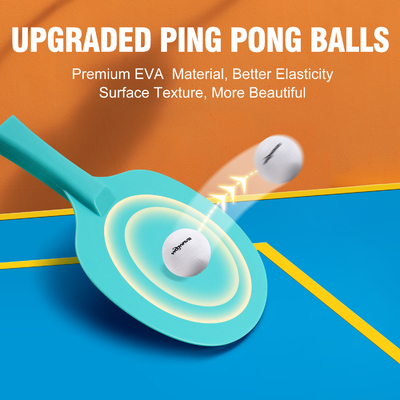 56' Mesa flotante de ping-pong Juego de piscina bandeja flotante con paleta y pelota