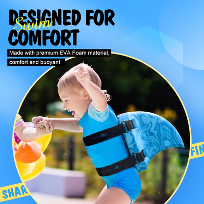Blue EVA Float producto para principiantes entrenador de natación con cinturones ajustables