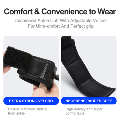 Cinturón de muñeca con almohadilla de una sola capa de Surfing Leash Cuff para necesidades de lagos y ríos