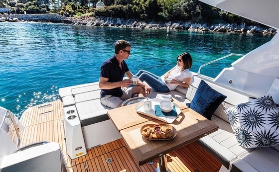 Habitación de diseño moderno Eva Foam Roll Falsa Teck Sheet Barco Alfombra Decking sintético