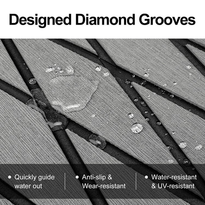 Yacht Flooring 5mm Deck Textured EVA Foam Sheet con dureza de 45-50 grados