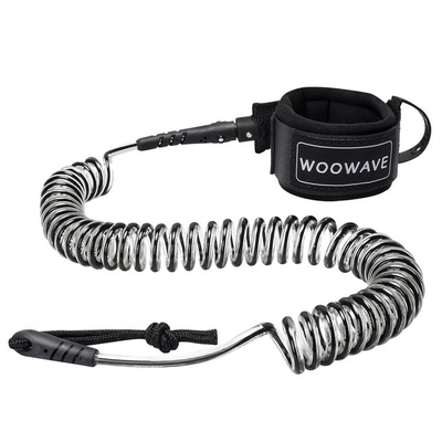 Cinturón de muñeca de una sola capa con almohadilla Surfboard Leash Woowave Diseño 5.5mm/7mm/8mm Diámetro