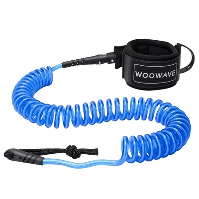 Cinturón de muñeca de una sola capa con almohadilla Surfboard Leash Woowave Diseño 5.5mm/7mm/8mm Diámetro