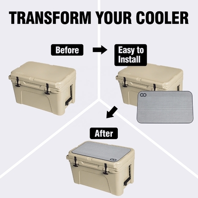 Cooler Box Woowave Diseño Color personalizado Camino Cooler Pad Anti deslizamiento EVA Mota de espuma