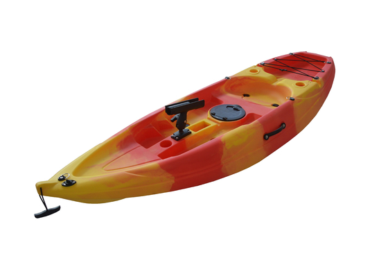 Persona sola 2.2m Sentarse en el kayak superior con paleta y asiento hecho de material LLDPE/HDPE