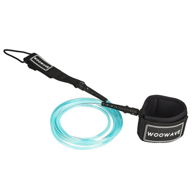 6'-12' Leash de tabla de surf con una sola capa de almohadilla de pulsera y tamaño de color personalizado