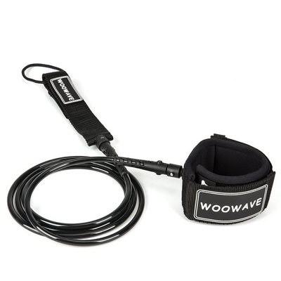 6'-12' Leash de tabla de surf con una sola capa de almohadilla de pulsera y tamaño de color personalizado