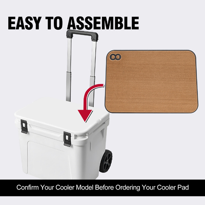 22 pulgadas de EVA de espuma Pad Teca Decking piso antiderrapante Pad de enfriador para YETI Roadie 60