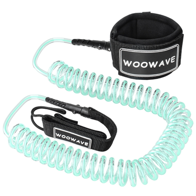 7 mm de espesor Enrollados Ankle Surf Leash para la tabla SUP en Negro / Rojo / Verde / Amarillo / Azul
