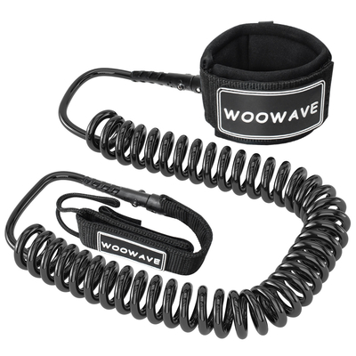 7 mm de espesor Enrollados Ankle Surf Leash para la tabla SUP en Negro / Rojo / Verde / Amarillo / Azul