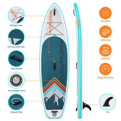 10'2*32'*6' Stand up paddle board para deportes acuáticos y yoga diseño de doble capa