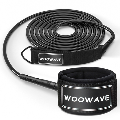 Acero inoxidable doble giratorios 6'7'8'9'10'11' Cordón personalizado para piernas TPU Surfboard Surf Leash