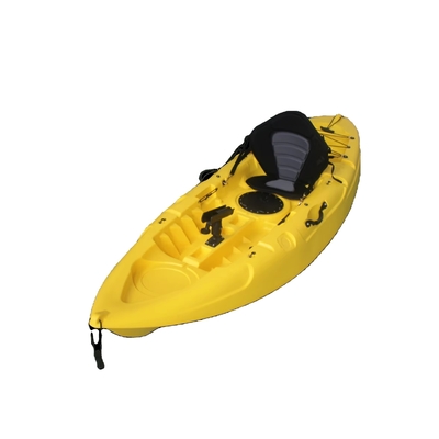 Yellow WOOWAVE 2.7M Kayak de carreras de plástico Sentado en la parte superior para la familia adulta Canoa/Kayak