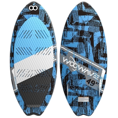 49' tabla de wake-surf de vidrio tabla de paddle de parada tabla de surf azul personas aplicables unisexo