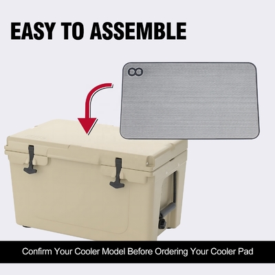 Pad de caja de enfriador de espuma de material EVA personalizado para RTIC 45 23.82 * 13.27 pulgadas 7 mm de grosor