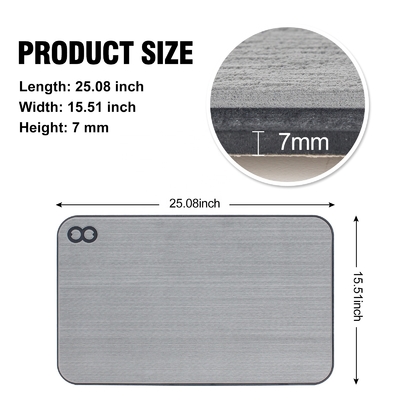 25.08 * 15.51 pulgadas de teca gris EVA almohadilla de espuma impermeable para almohadillas de aislamiento caja de enfriador