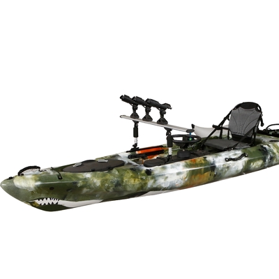 395*92*35cm Kayak de pesca único diseño Woowave con pedal y motor eléctrico