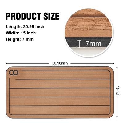 7mm Alfombra antideslizante para el enfriador EVA Alfombras de cubierta de caja Logotipo personalizado Aceptado Yeti Tundra 75