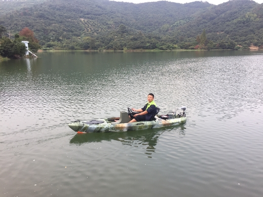 395*92*35cm Kayak de pesca único diseño Woowave con pedal y motor eléctrico