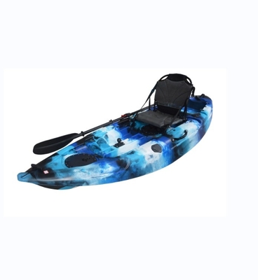 Descubra la belleza de los lagos y ríos con nuestro kayak azul de 2,7 metros para una sola persona.