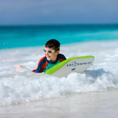 Tabla de surf tabla de cuerpo inflable con núcleo EPS 1.96 pulgadas de espesor 18.8 pulgadas de ancho