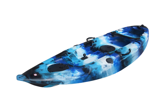 Descubra la belleza de los lagos y ríos con nuestro kayak azul de 2,7 metros para una sola persona.