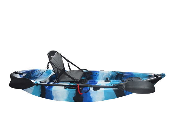 Descubra la belleza de los lagos y ríos con nuestro kayak azul de 2,7 metros para una sola persona.