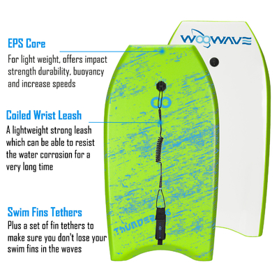 Moderno 36' 'Body Board para adultos Bodyboard con EPS Core Woowave Moda Deportes acuáticos