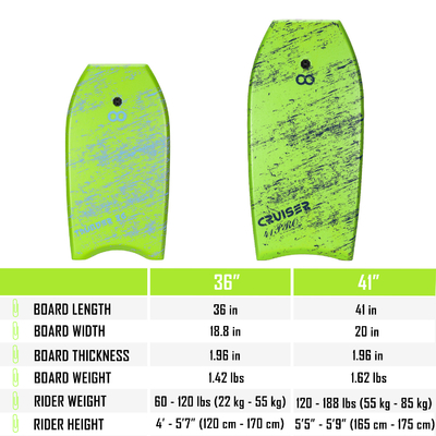 Moderno 36' 'Body Board para adultos Bodyboard con EPS Core Woowave Moda Deportes acuáticos
