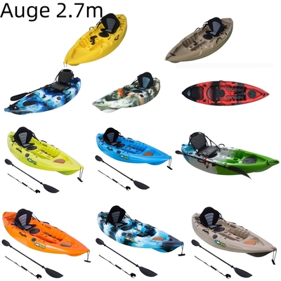 Descubra la belleza de los lagos y ríos con nuestro kayak azul de 2,7 metros para una sola persona.